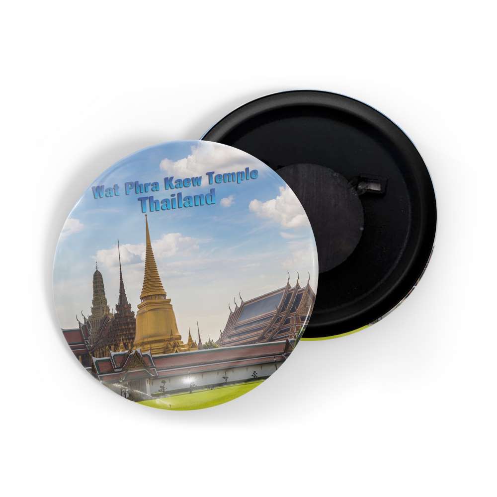 dhcrafts Fridge Magnet Multicolor Famous Tourist Place Wat Phra Kaew Temple Thailand D1 Glossy Finish Design Pack of 1